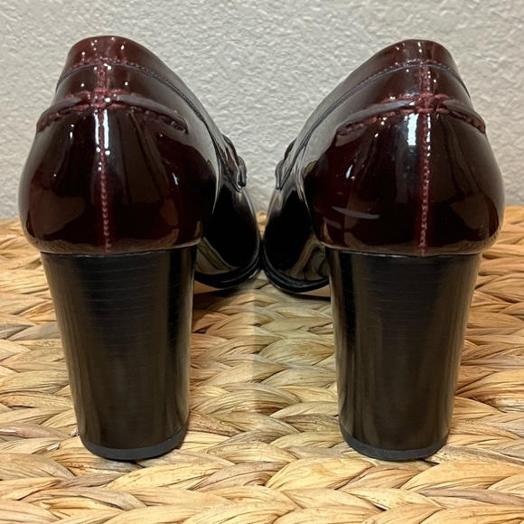 MICHAEL KORS heeled leather loafers 🩷🖤 - Picture 5 of 6